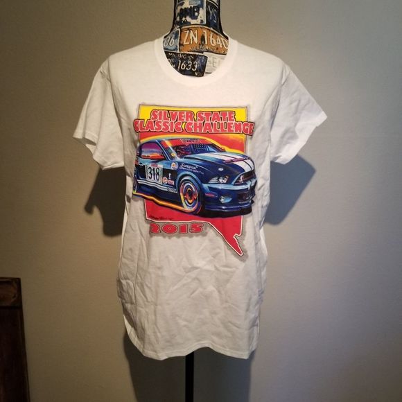 Gildan Tops - SILVER STATE CLASSIC CHALLENGE TSHIRT LARGE  MUSTANG. BIN B20